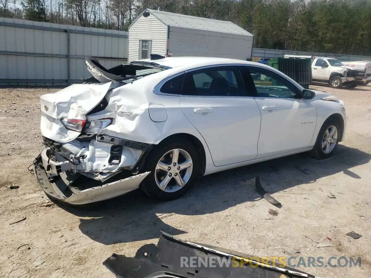 3 Photograph of a damaged car 1G1ZC5ST9KF209135 CHEVROLET MALIBU 2019