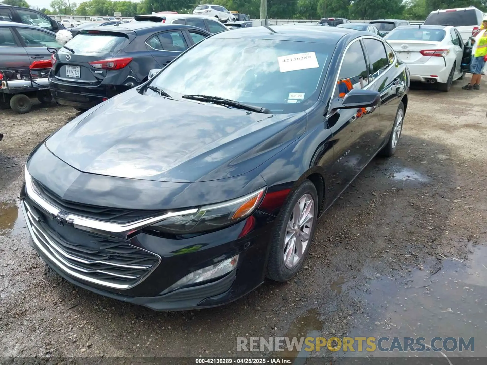 2 Photograph of a damaged car 1G1ZD5ST0KF111799 CHEVROLET MALIBU 2019