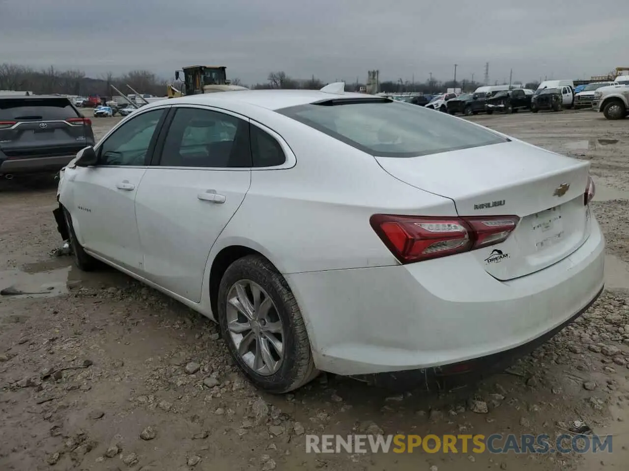 2 Photograph of a damaged car 1G1ZD5ST0KF113942 CHEVROLET MALIBU 2019