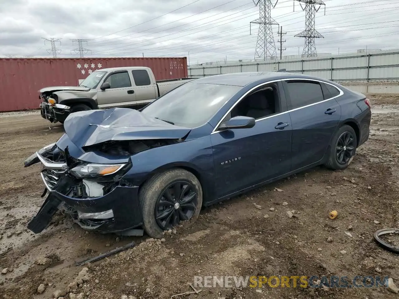 1 Photograph of a damaged car 1G1ZD5ST0KF159562 CHEVROLET MALIBU 2019