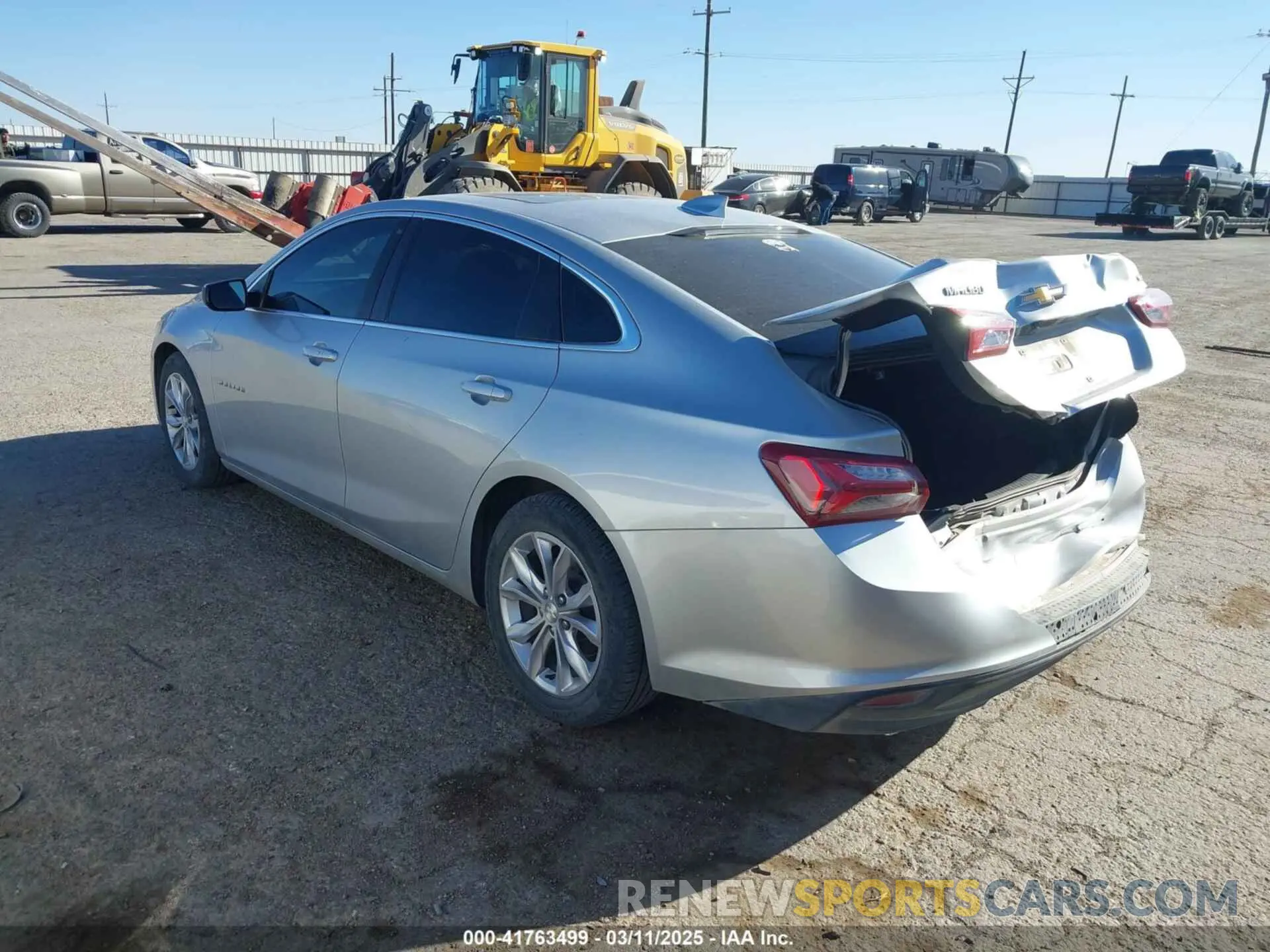 3 Фотография поврежденного автомобиля 1G1ZD5ST0KF173011 CHEVROLET MALIBU 2019