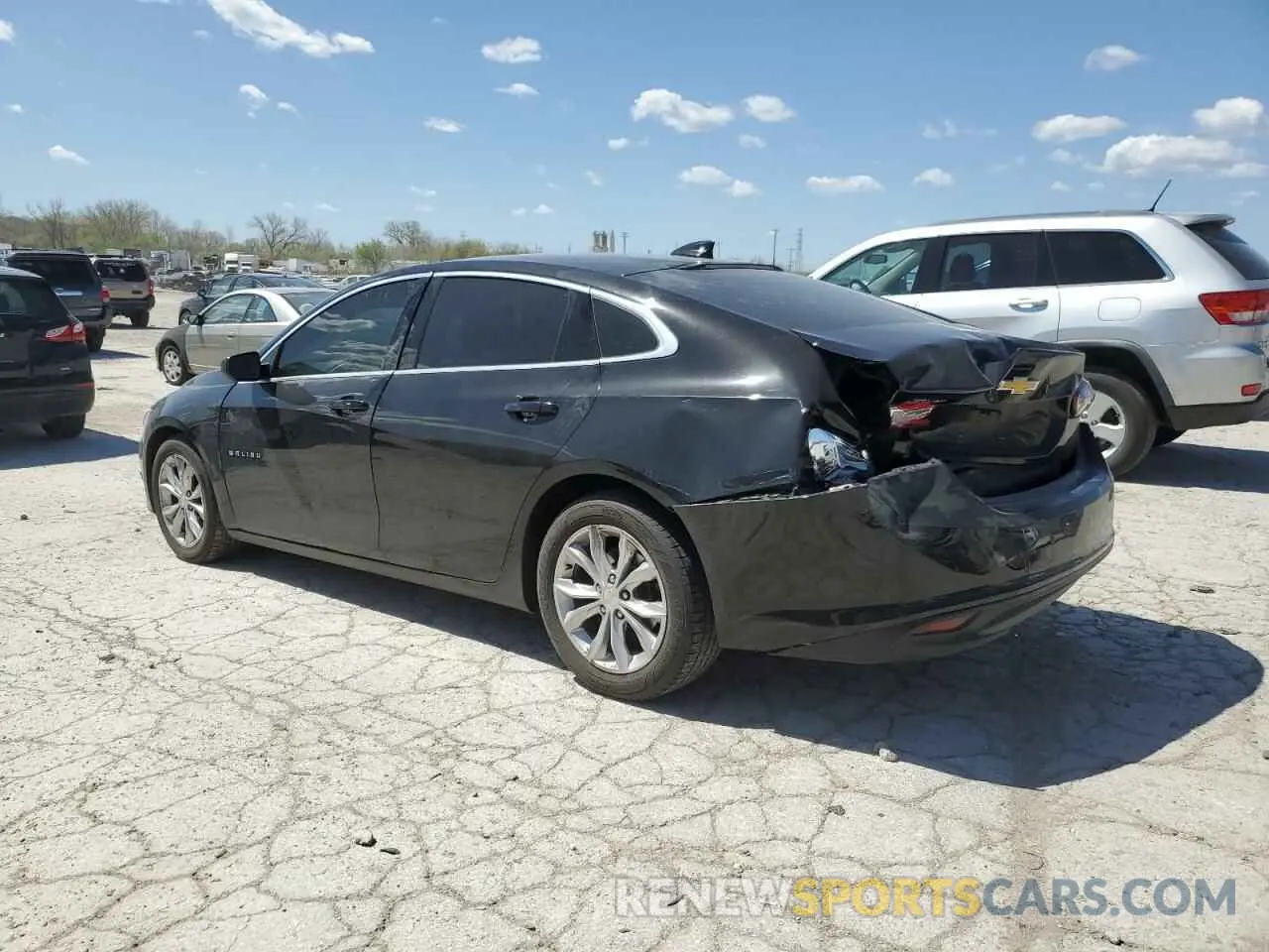 2 Photograph of a damaged car 1G1ZD5ST1KF147081 CHEVROLET MALIBU 2019
