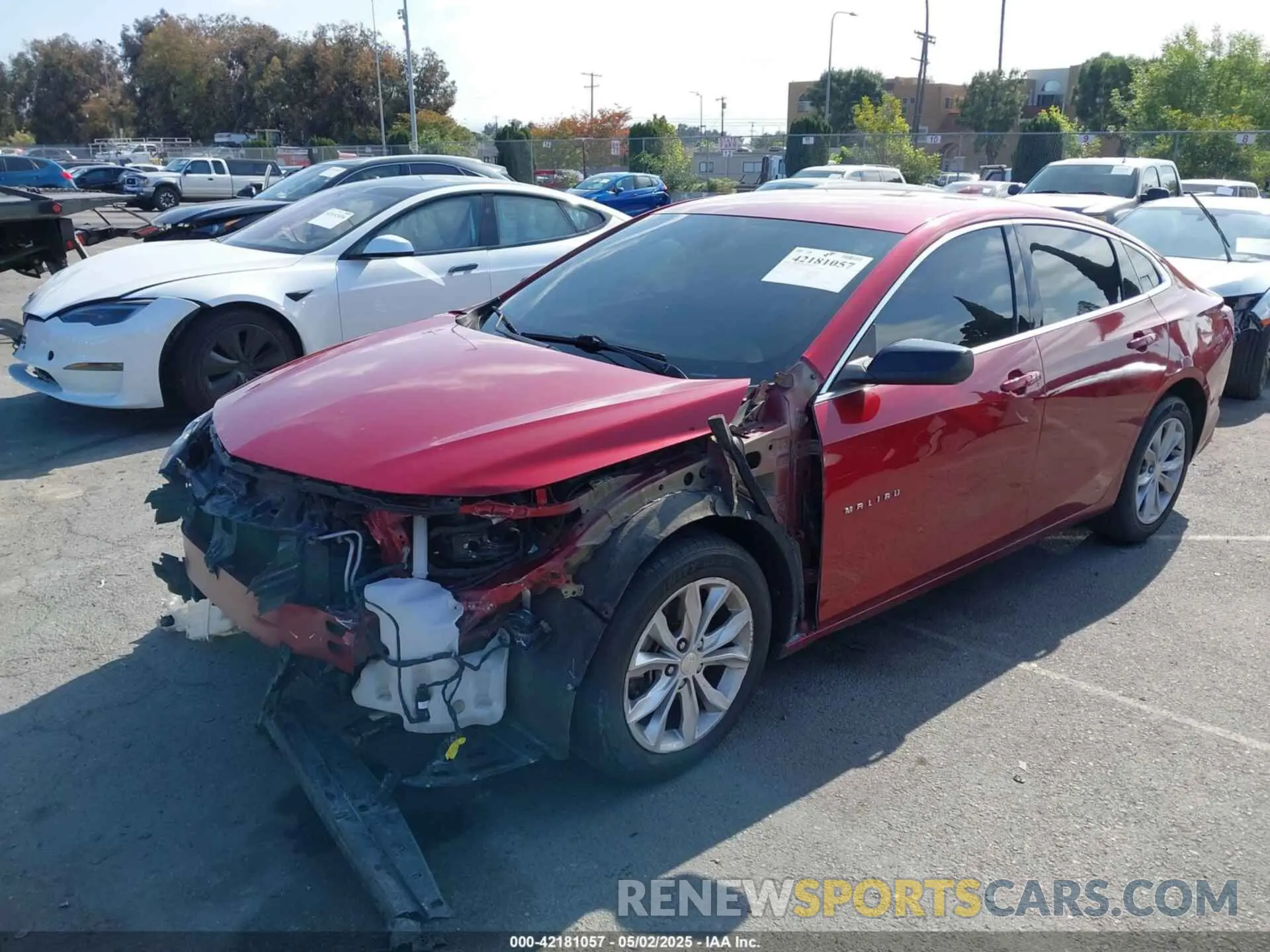 2 Фотография поврежденного автомобиля 1G1ZD5ST2KF134016 CHEVROLET MALIBU 2019