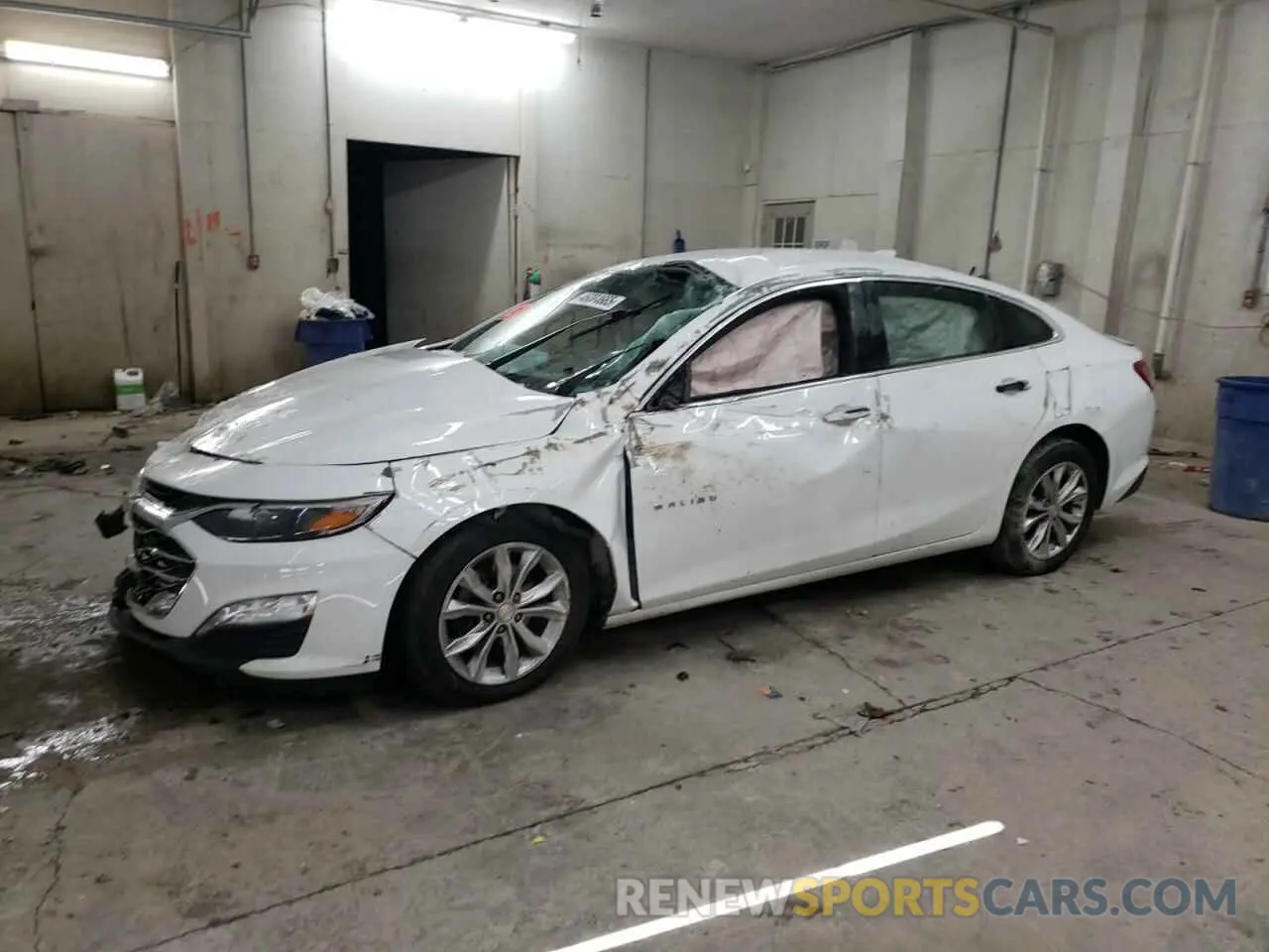 1 Photograph of a damaged car 1G1ZD5ST2KF163077 CHEVROLET MALIBU 2019