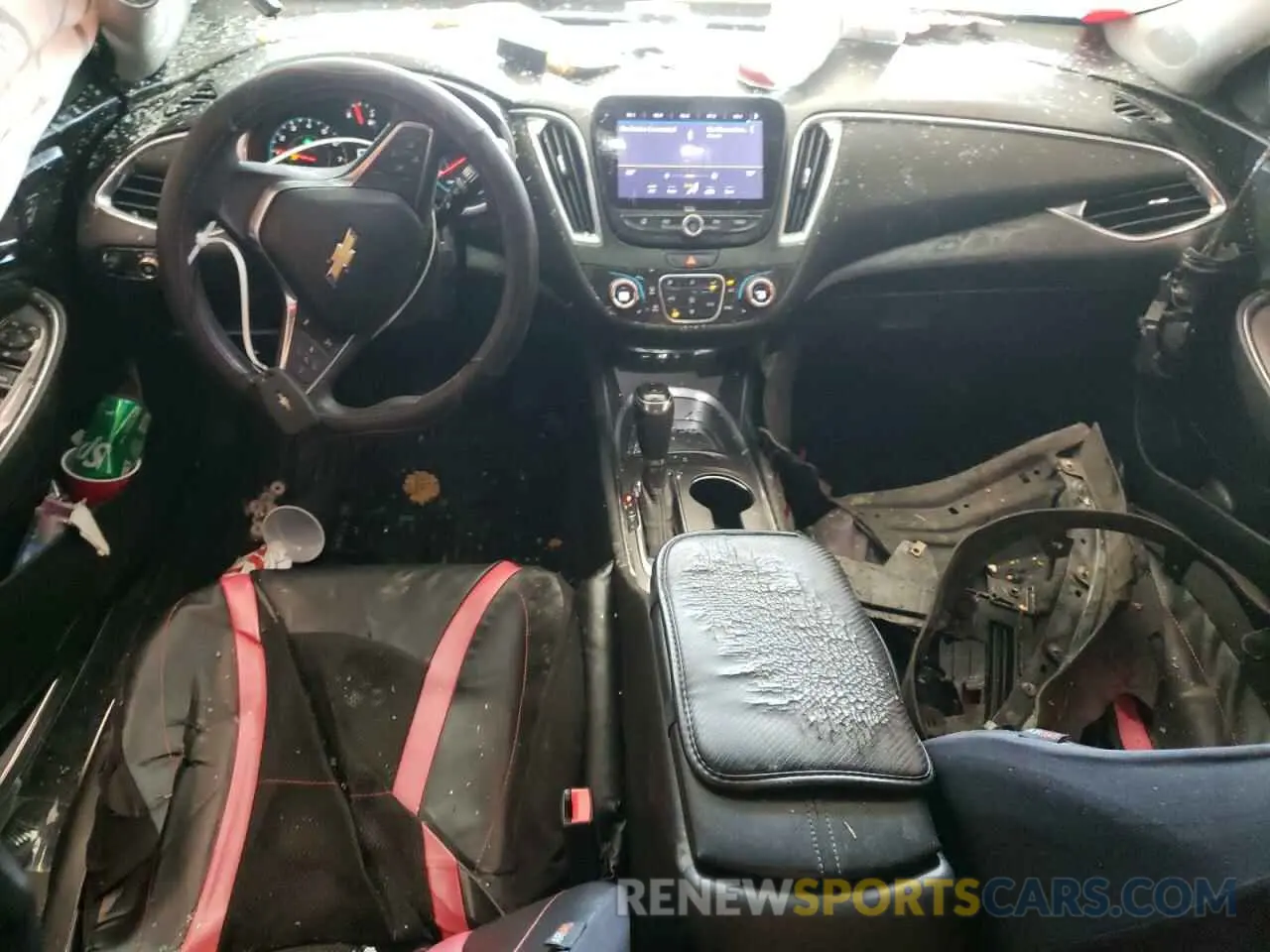 8 Photograph of a damaged car 1G1ZD5ST2KF163077 CHEVROLET MALIBU 2019