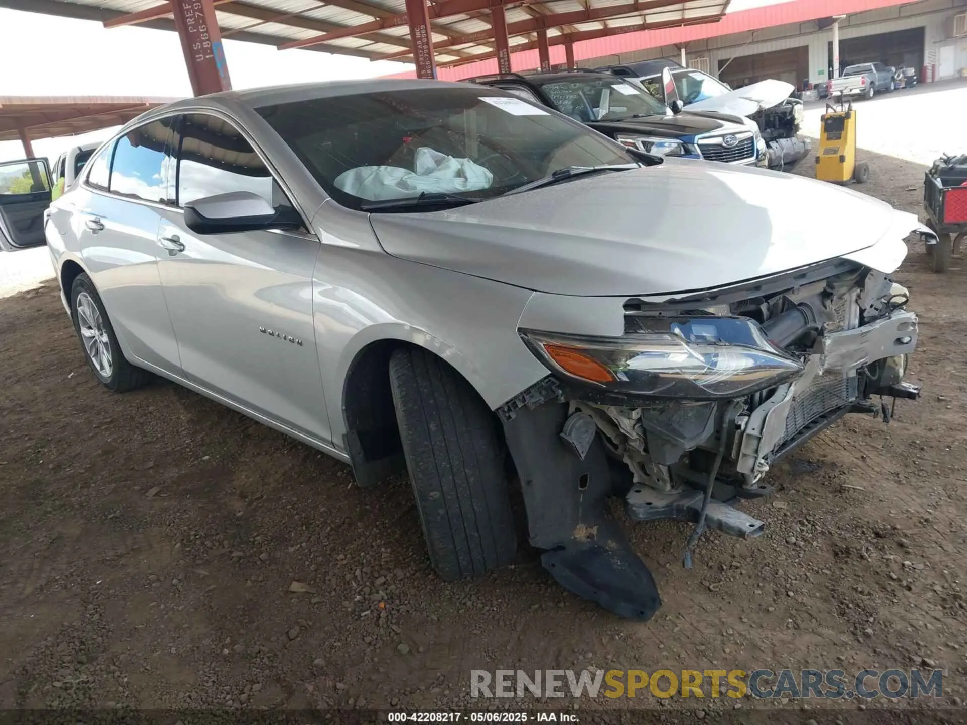 1 Photograph of a damaged car 1G1ZD5ST2KF204145 CHEVROLET MALIBU 2019