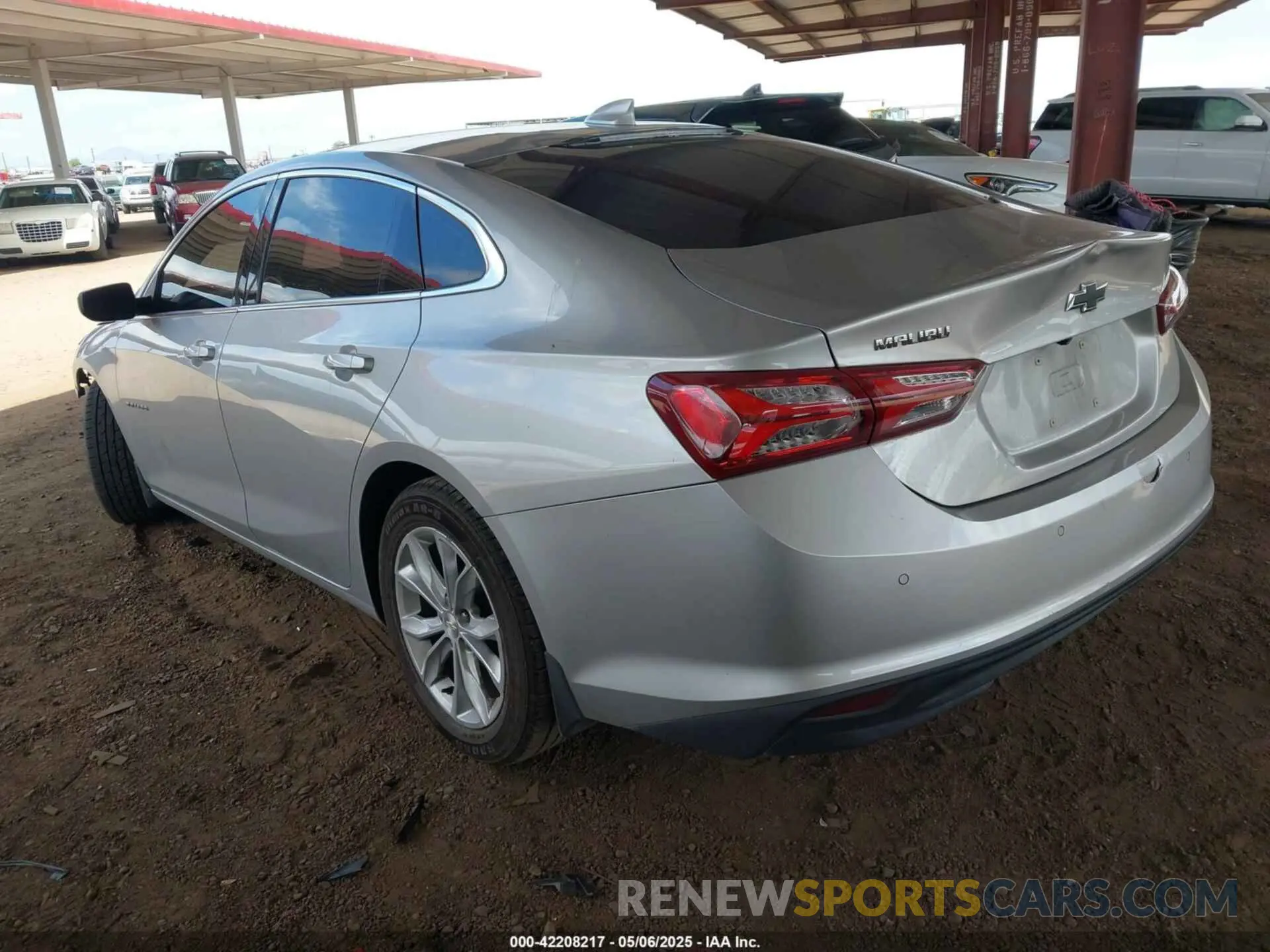 3 Photograph of a damaged car 1G1ZD5ST2KF204145 CHEVROLET MALIBU 2019