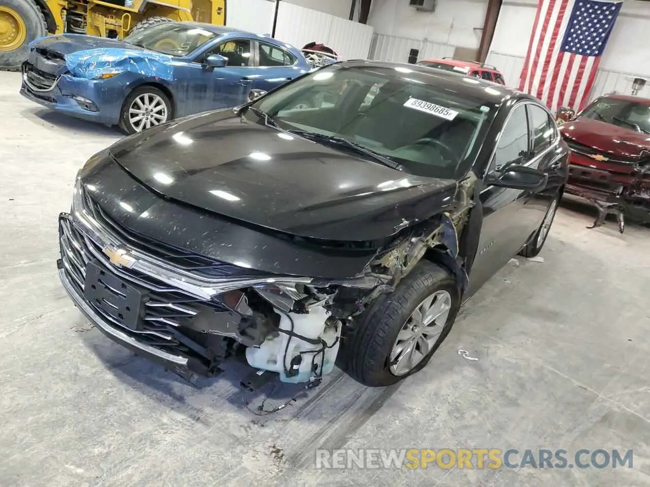 1 Photograph of a damaged car 1G1ZD5ST2KF222368 CHEVROLET MALIBU 2019