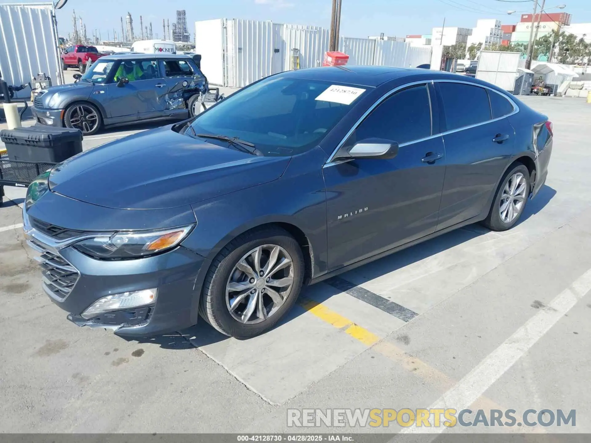 2 Photograph of a damaged car 1G1ZD5ST3KF108458 CHEVROLET MALIBU 2019