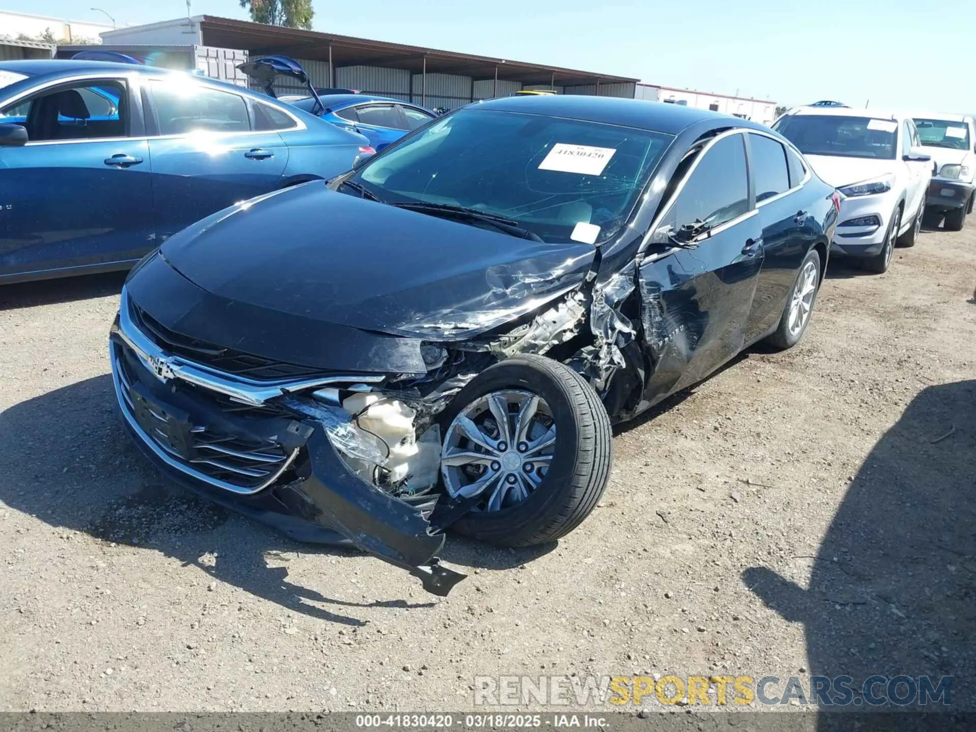 2 Фотография поврежденного автомобиля 1G1ZD5ST3KF114616 CHEVROLET MALIBU 2019