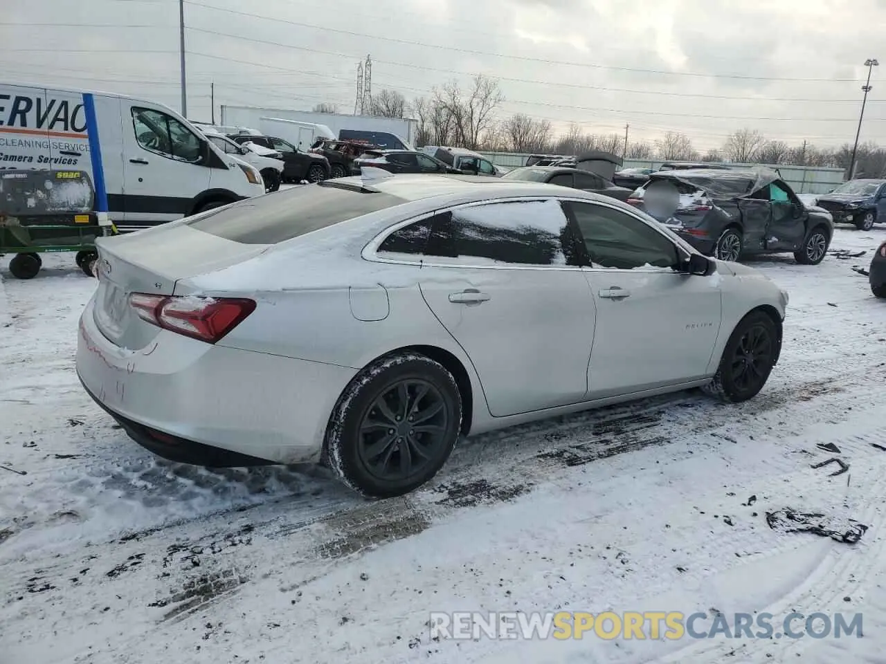 3 Photograph of a damaged car 1G1ZD5ST3KF163220 CHEVROLET MALIBU 2019