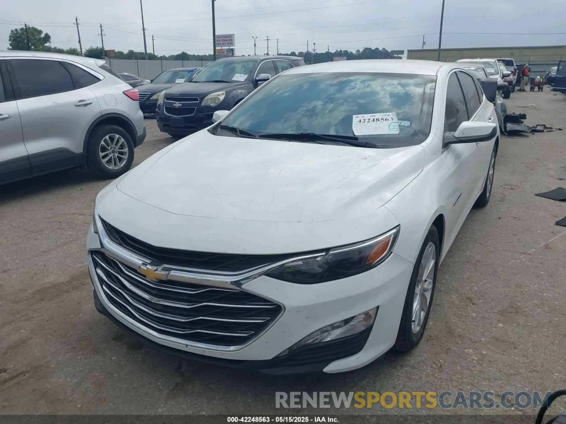 2 Photograph of a damaged car 1G1ZD5ST3KF200993 CHEVROLET MALIBU 2019