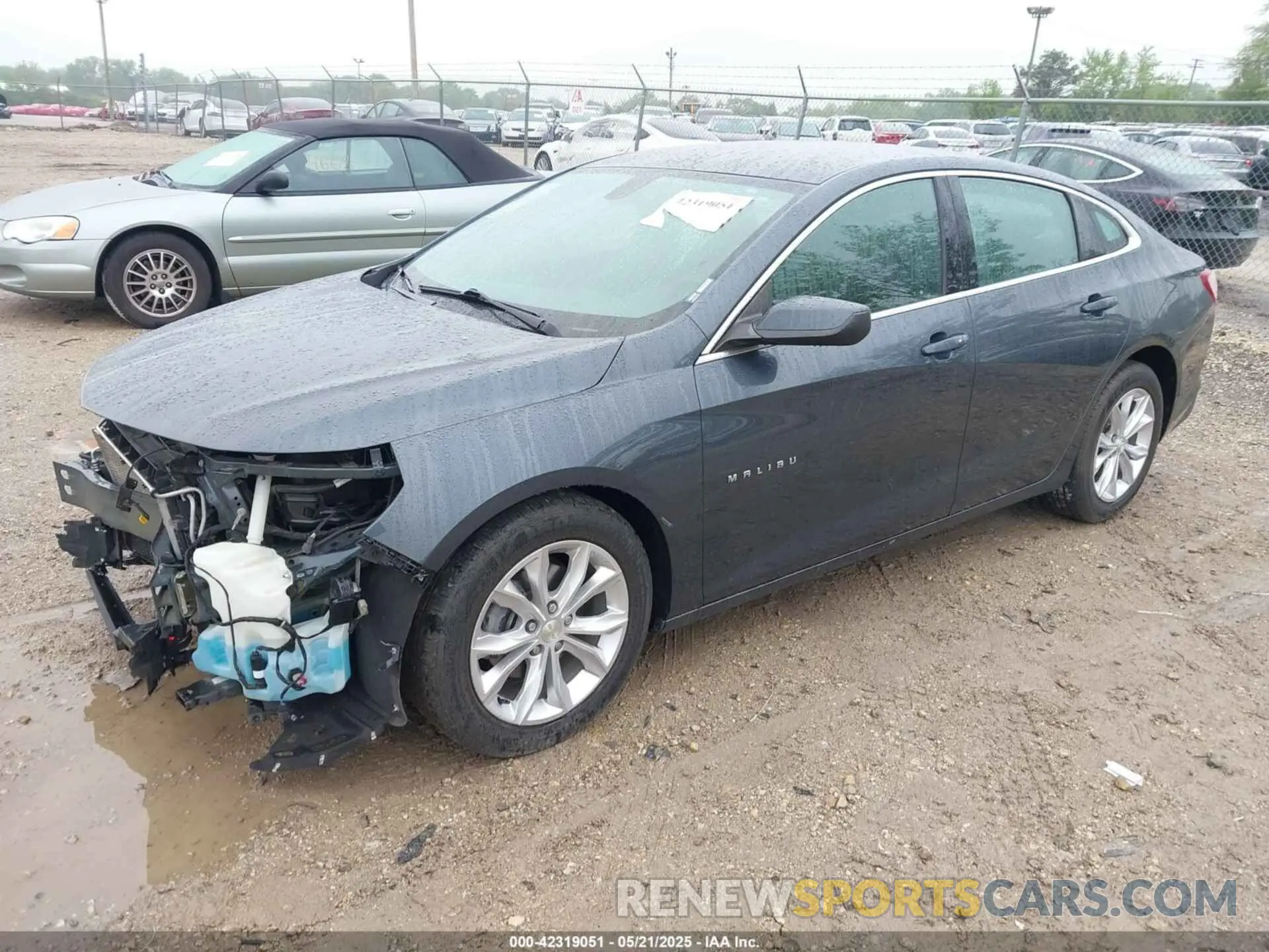 2 Photograph of a damaged car 1G1ZD5ST4KF179636 CHEVROLET MALIBU 2019