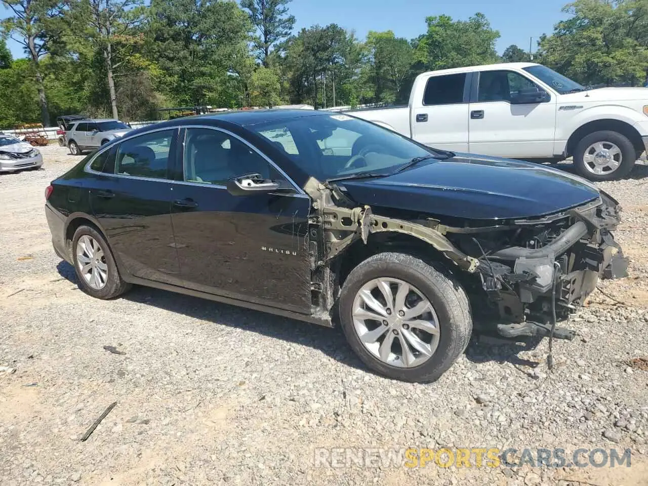 4 Фотография поврежденного автомобиля 1G1ZD5ST4KF215955 CHEVROLET MALIBU 2019