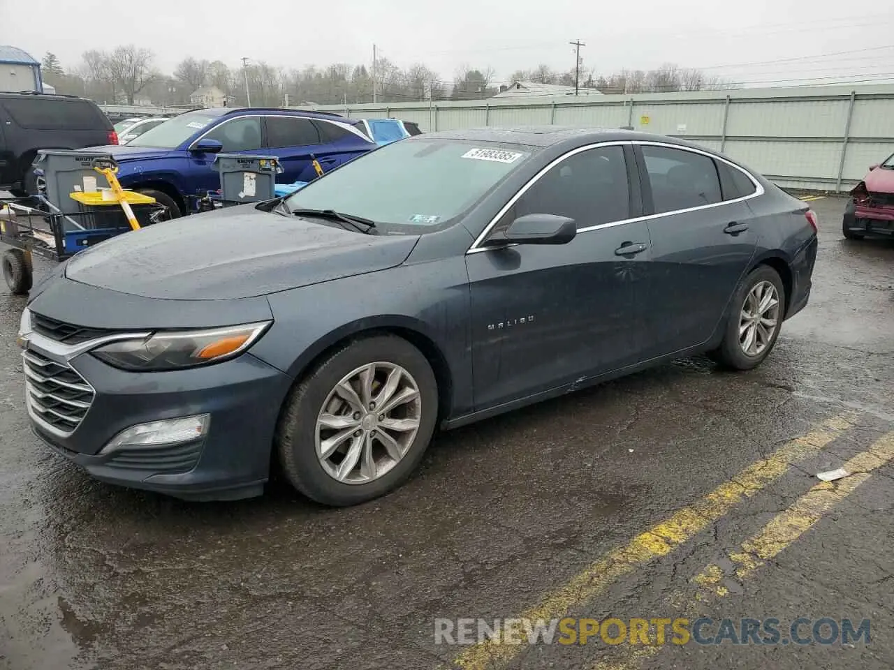 1 Photograph of a damaged car 1G1ZD5ST5KF113838 CHEVROLET MALIBU 2019