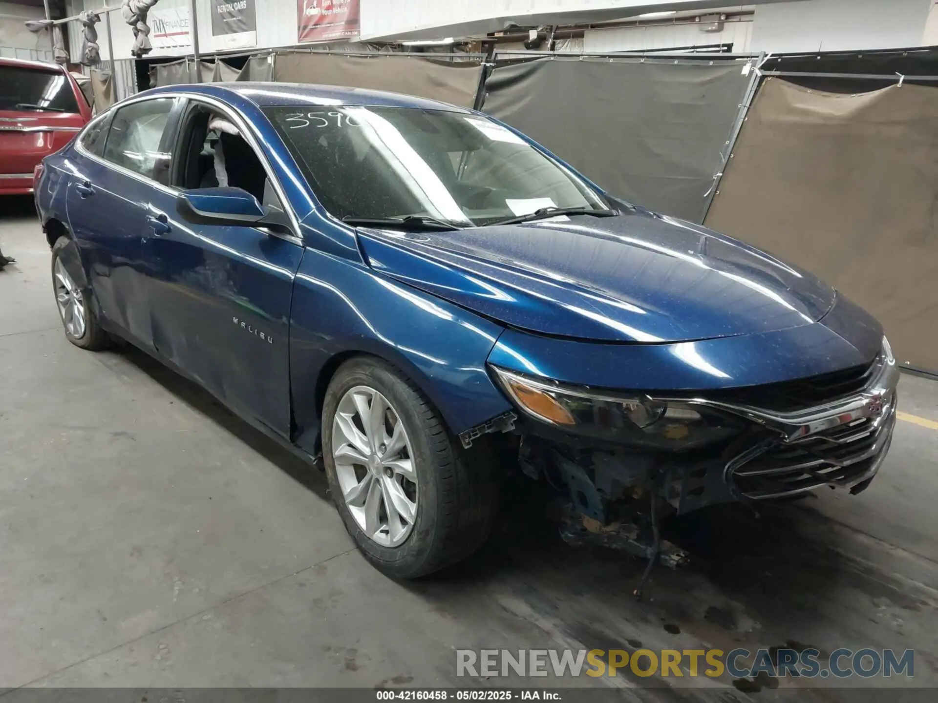 1 Photograph of a damaged car 1G1ZD5ST5KF161159 CHEVROLET MALIBU 2019