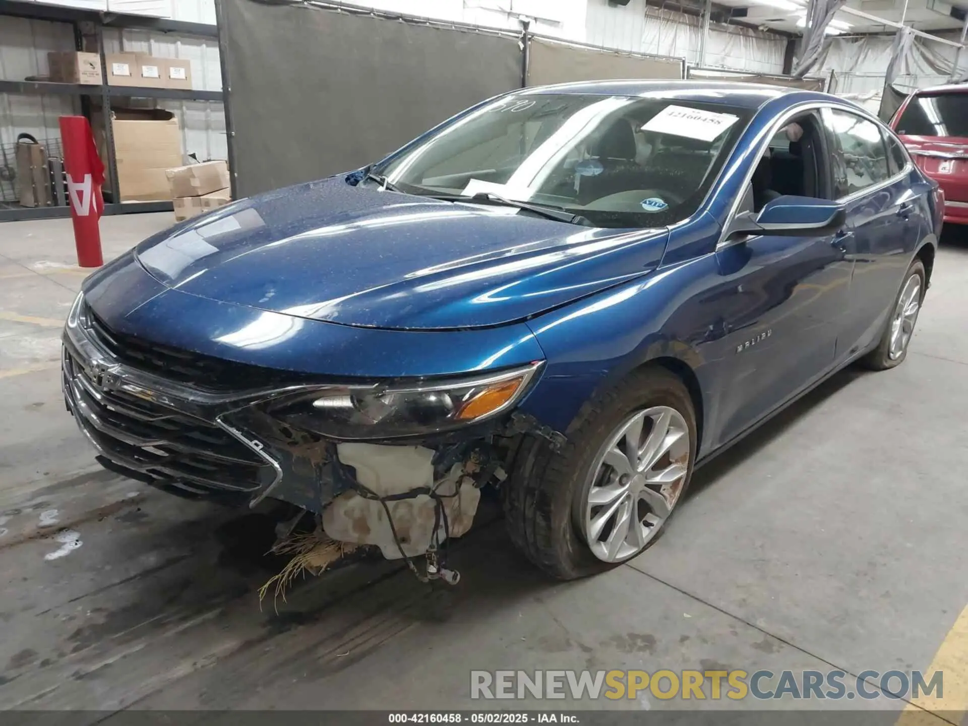 2 Photograph of a damaged car 1G1ZD5ST5KF161159 CHEVROLET MALIBU 2019