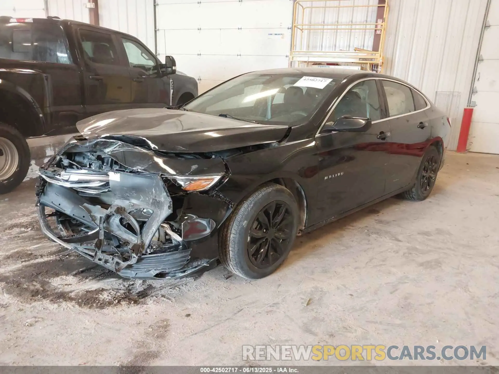 2 Photograph of a damaged car 1G1ZD5ST5KF225913 CHEVROLET MALIBU 2019