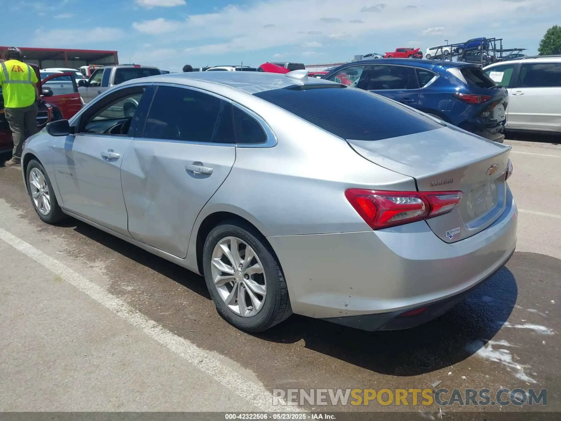 3 Photograph of a damaged car 1G1ZD5ST6KF139302 CHEVROLET MALIBU 2019