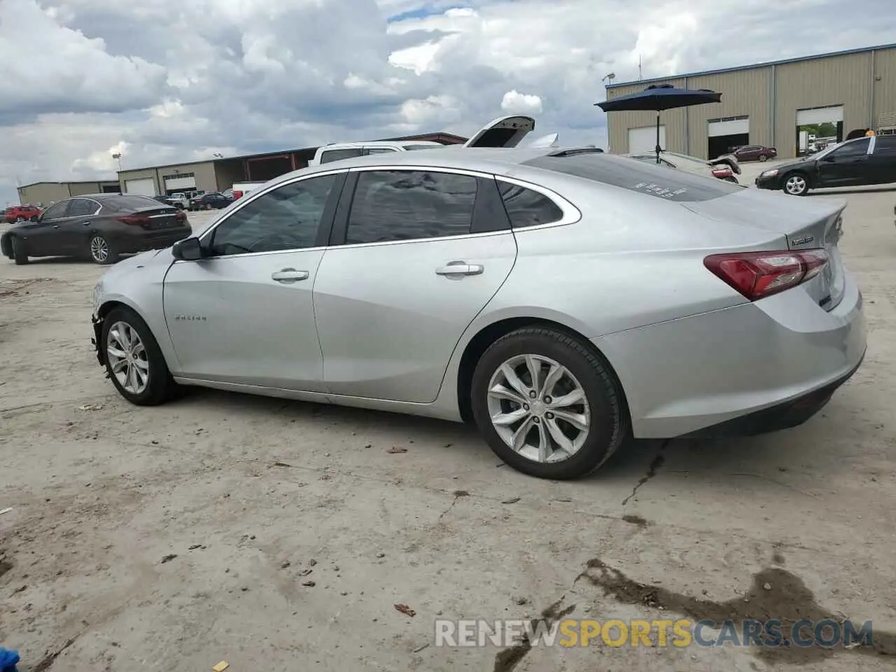 2 Photograph of a damaged car 1G1ZD5ST6KF140062 CHEVROLET MALIBU 2019