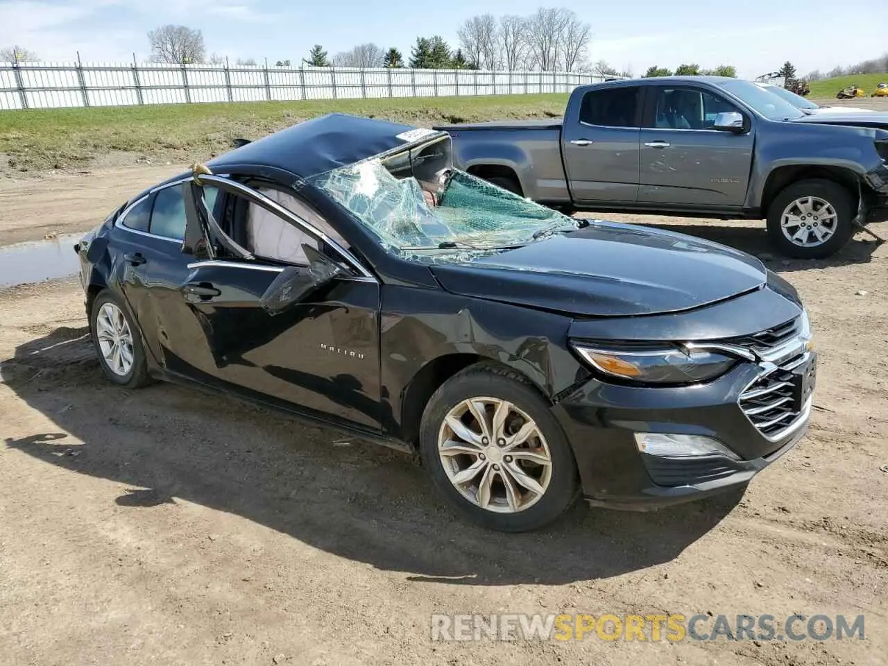 4 Photograph of a damaged car 1G1ZD5ST6KF158433 CHEVROLET MALIBU 2019