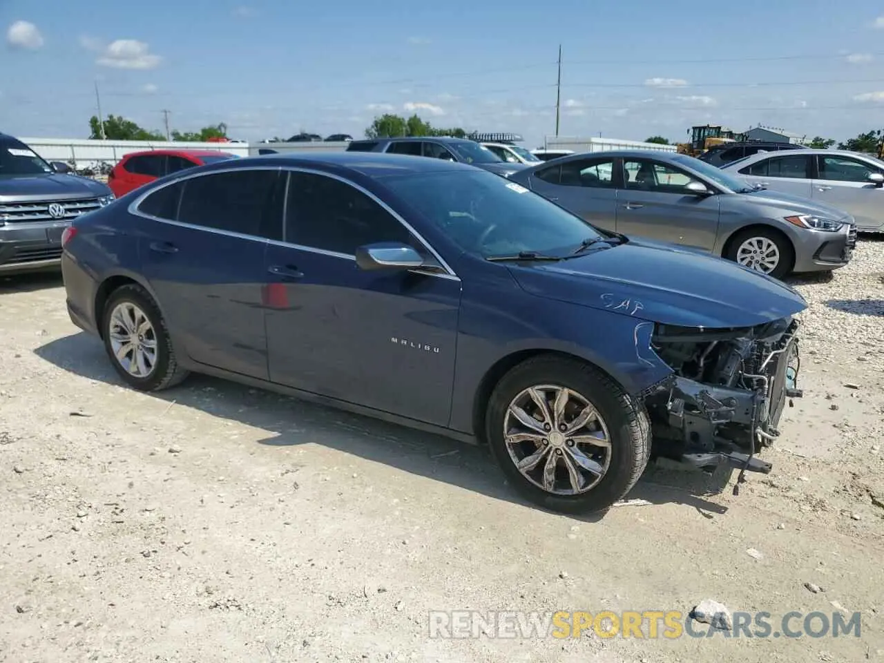 4 Фотография поврежденного автомобиля 1G1ZD5ST6KF198348 CHEVROLET MALIBU 2019