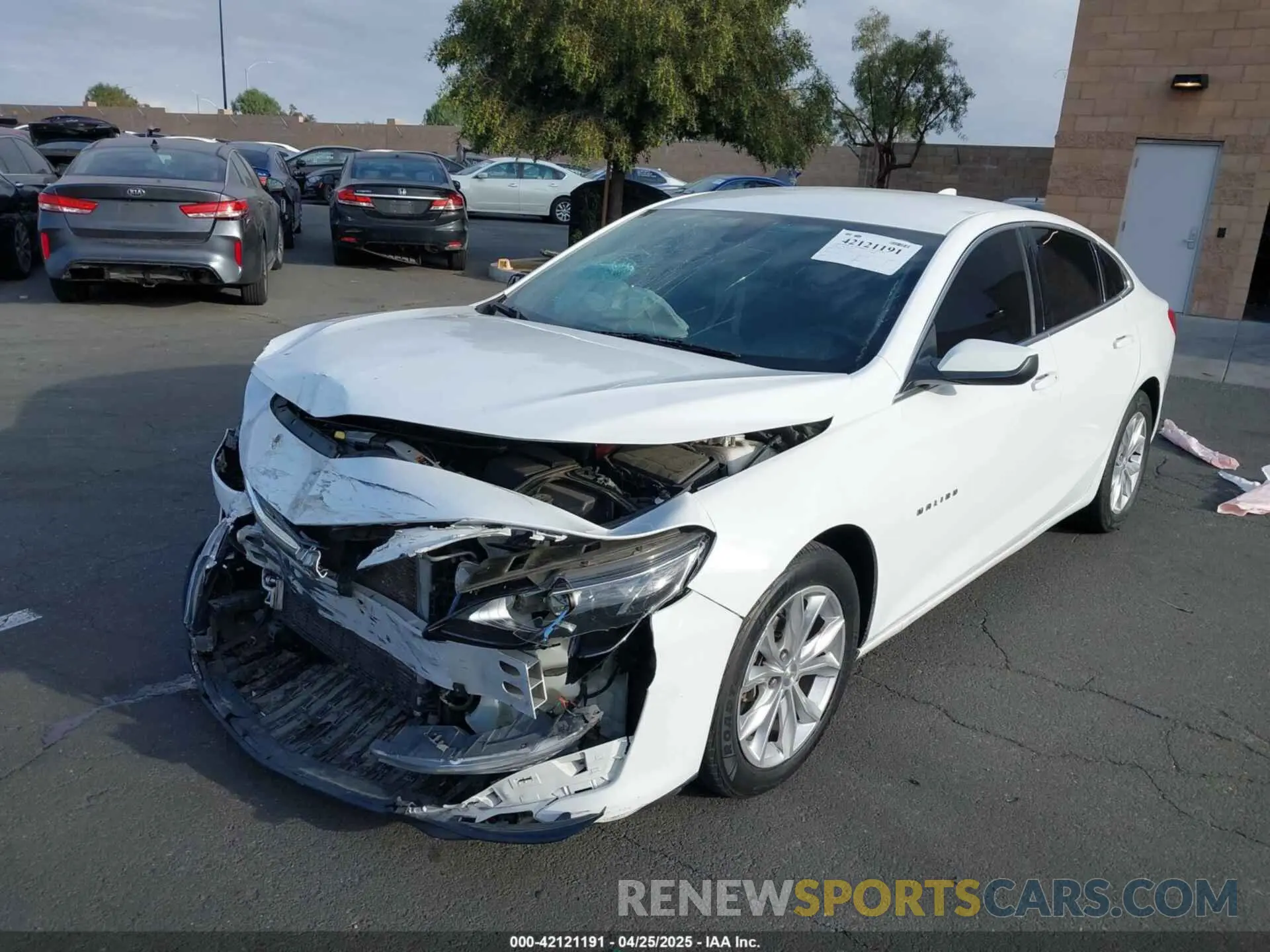2 Photograph of a damaged car 1G1ZD5ST7KF152897 CHEVROLET MALIBU 2019