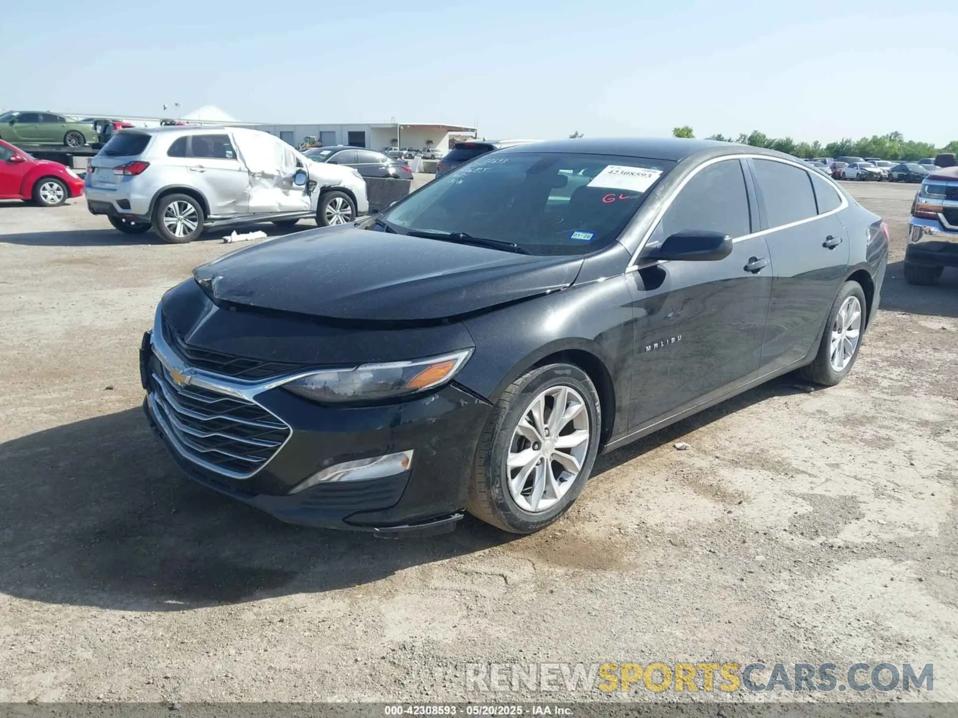 2 Photograph of a damaged car 1G1ZD5ST7KF155668 CHEVROLET MALIBU 2019