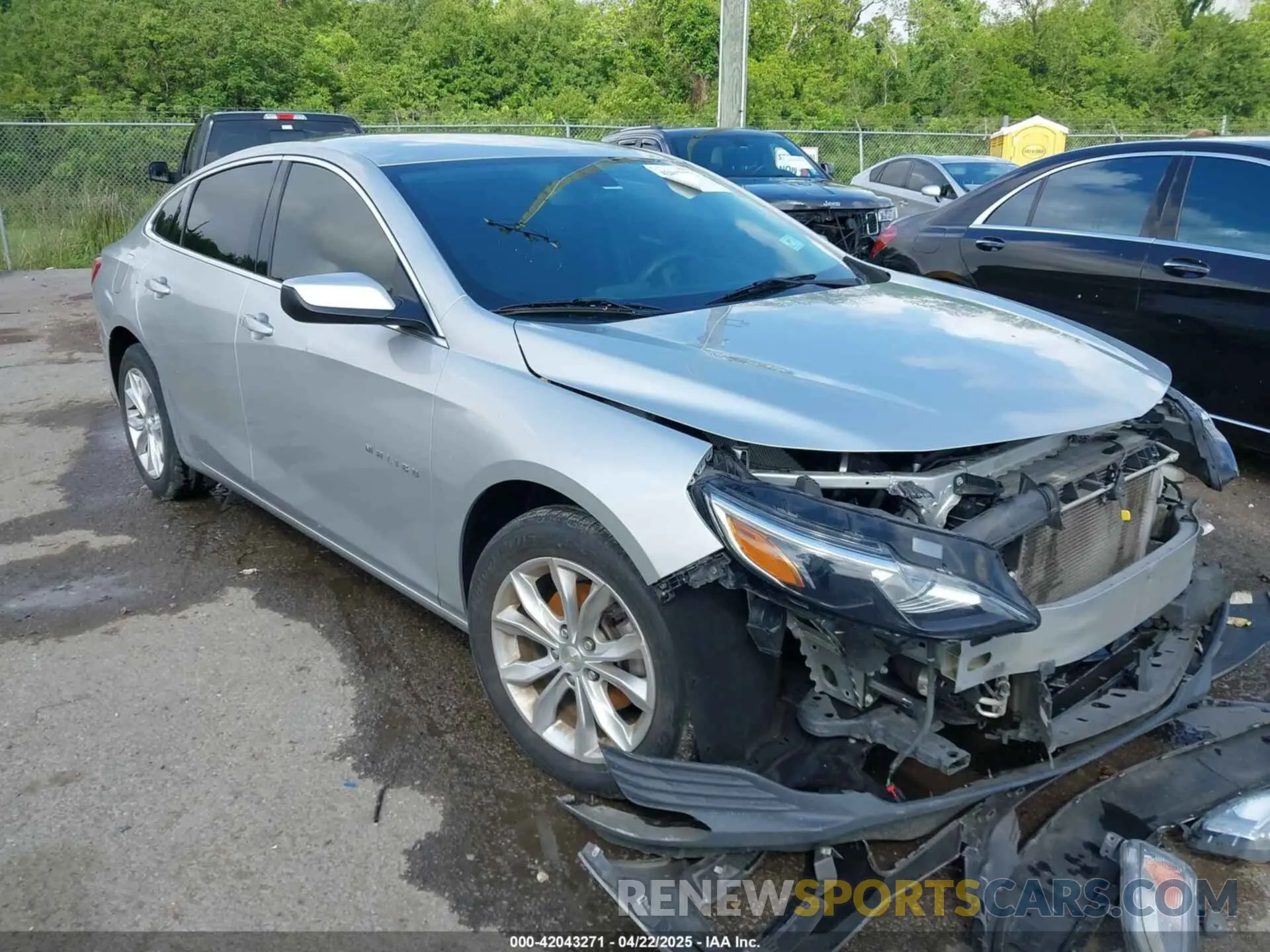 1 Photograph of a damaged car 1G1ZD5ST7KF157212 CHEVROLET MALIBU 2019