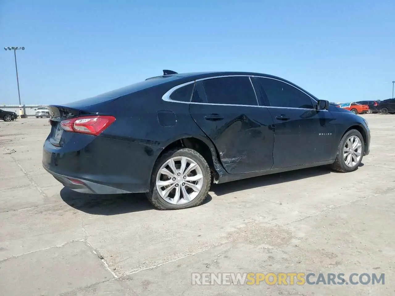 3 Photograph of a damaged car 1G1ZD5ST7KF171076 CHEVROLET MALIBU 2019