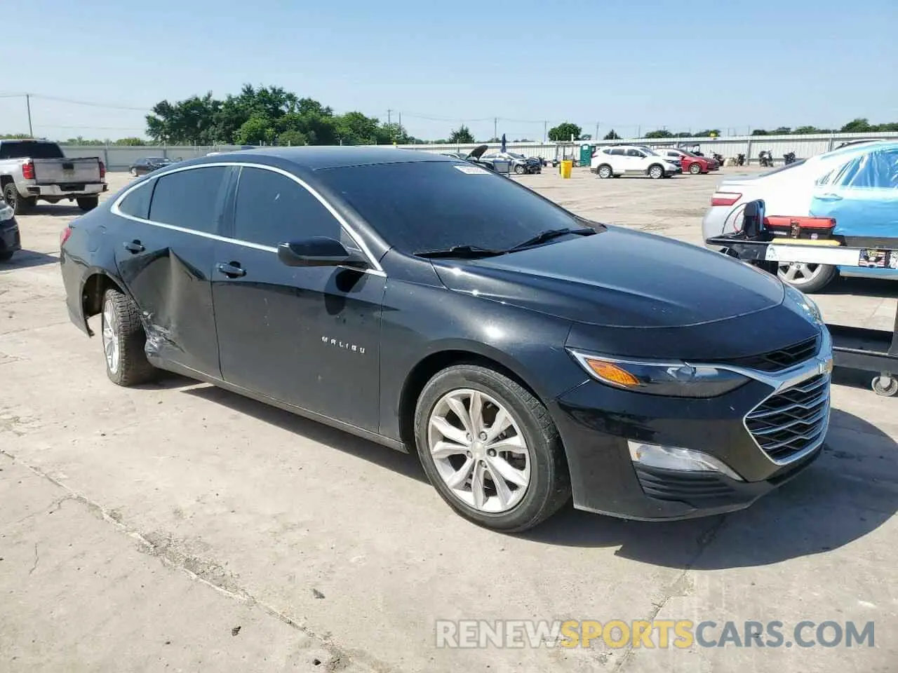 4 Photograph of a damaged car 1G1ZD5ST7KF171076 CHEVROLET MALIBU 2019