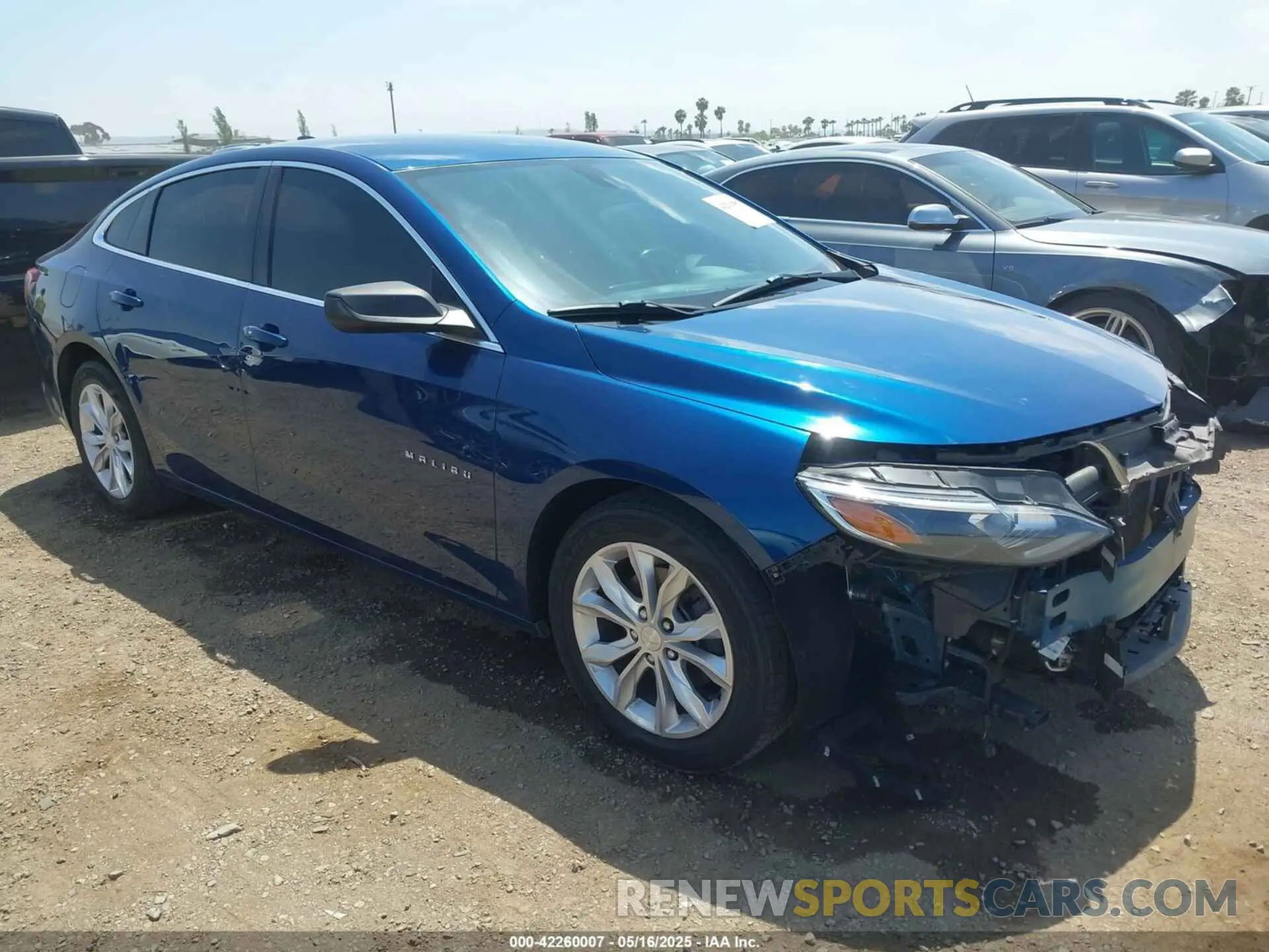1 Photograph of a damaged car 1G1ZD5ST7KF187052 CHEVROLET MALIBU 2019