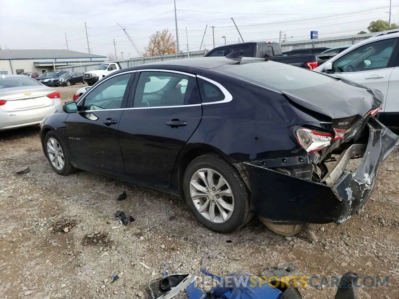2 Photograph of a damaged car 1G1ZD5ST8KF157185 CHEVROLET MALIBU 2019