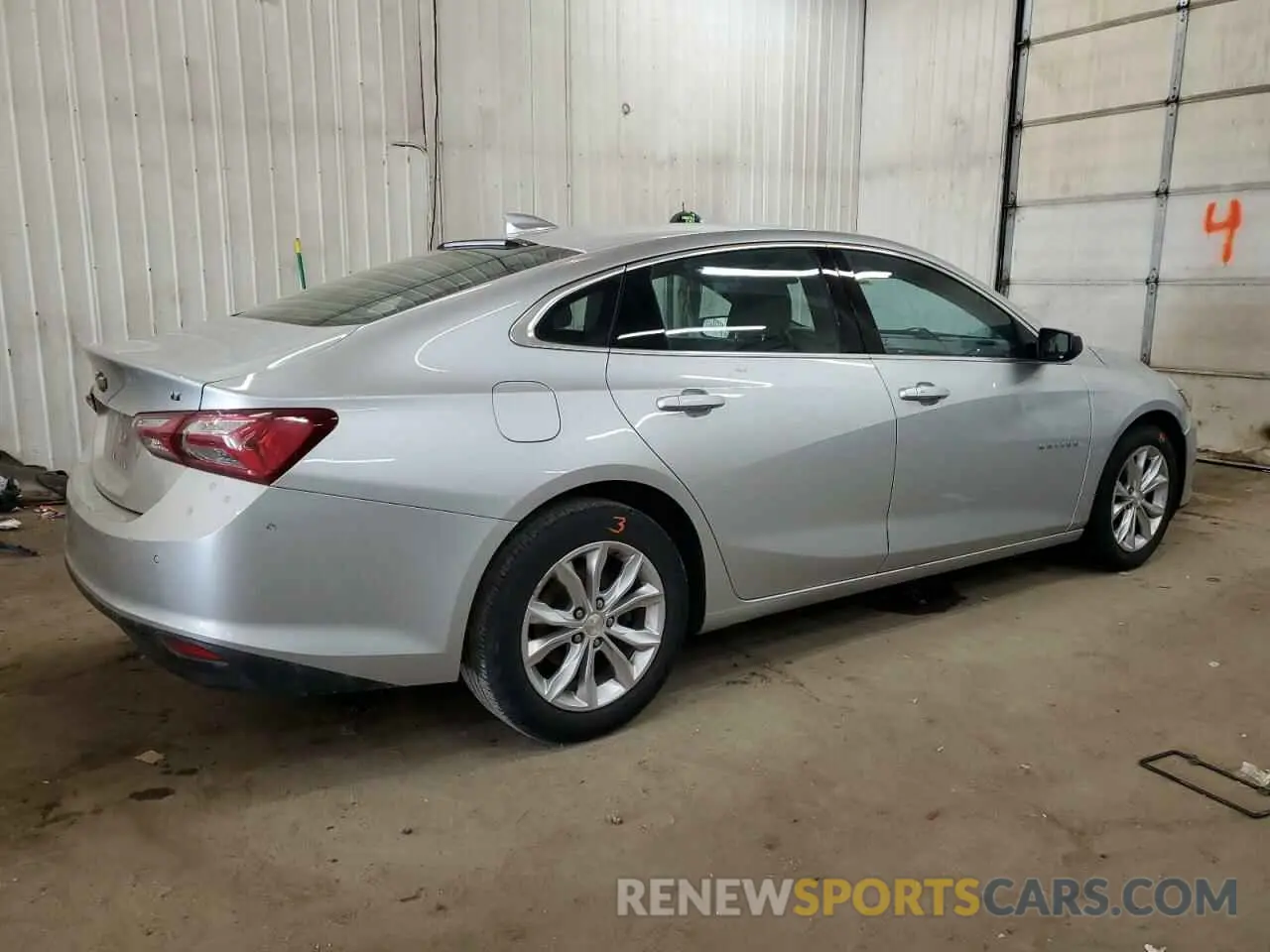3 Photograph of a damaged car 1G1ZD5ST8KF207504 CHEVROLET MALIBU 2019
