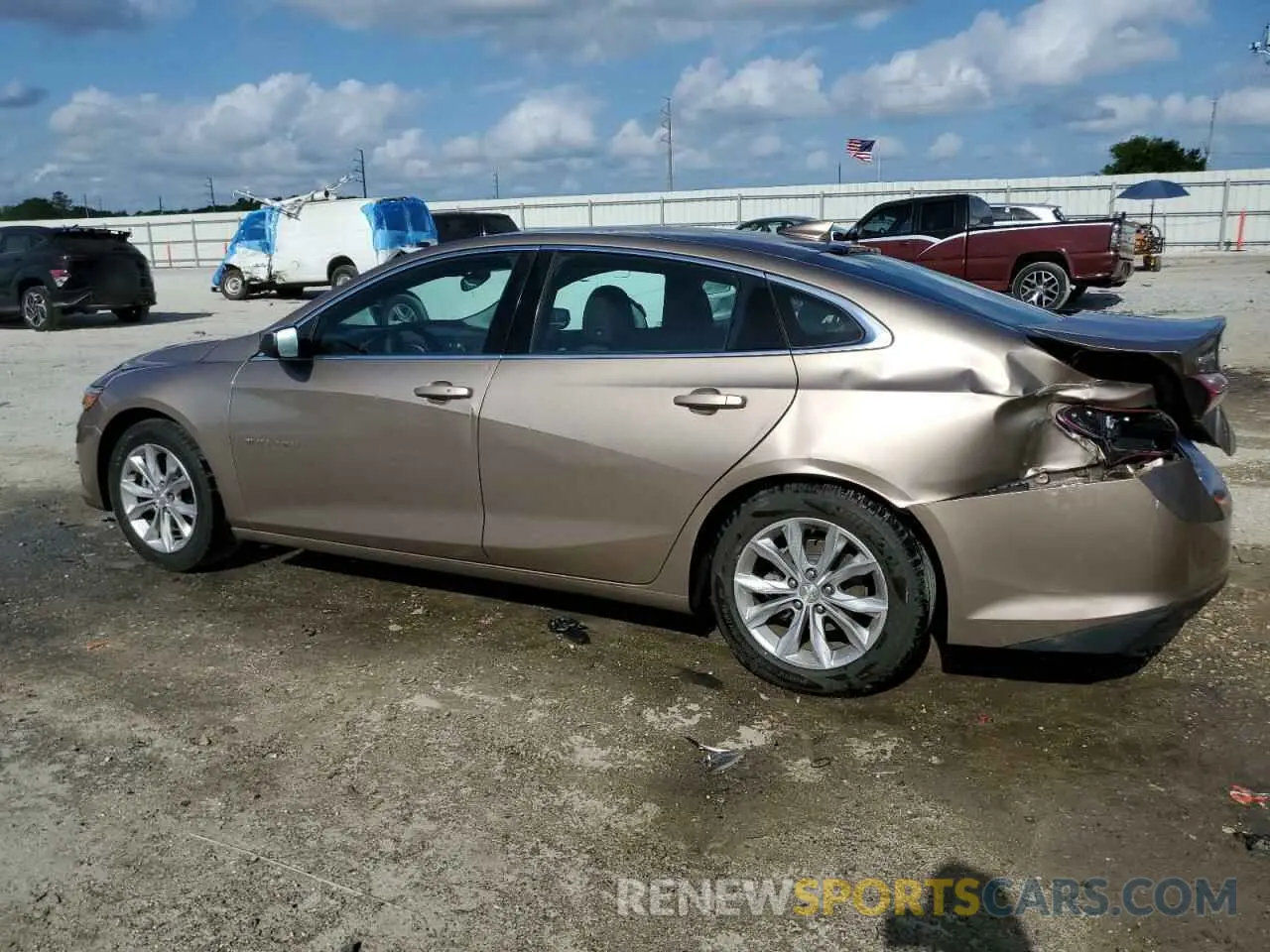 2 Photograph of a damaged car 1G1ZD5ST9KF136460 CHEVROLET MALIBU 2019