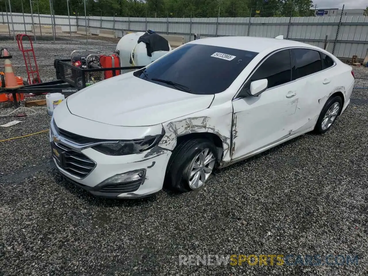 1 Photograph of a damaged car 1G1ZD5ST9KF165148 CHEVROLET MALIBU 2019