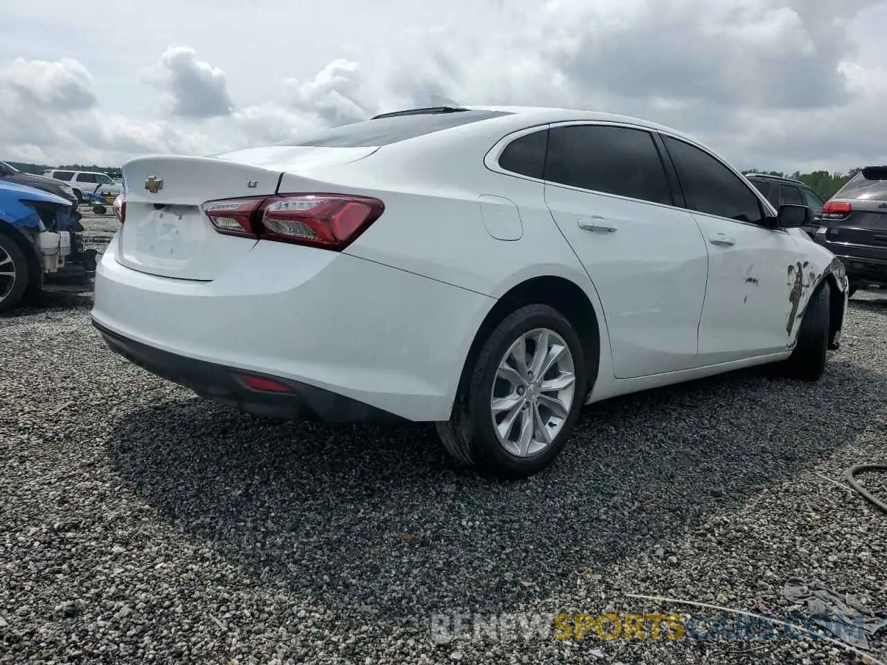 3 Photograph of a damaged car 1G1ZD5ST9KF165148 CHEVROLET MALIBU 2019