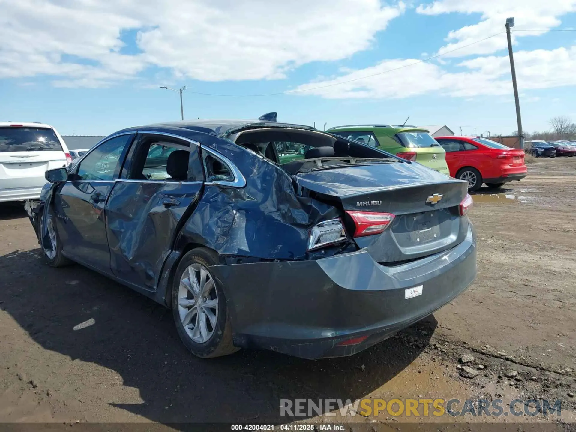 3 Фотография поврежденного автомобиля 1G1ZD5ST9KF165795 CHEVROLET MALIBU 2019