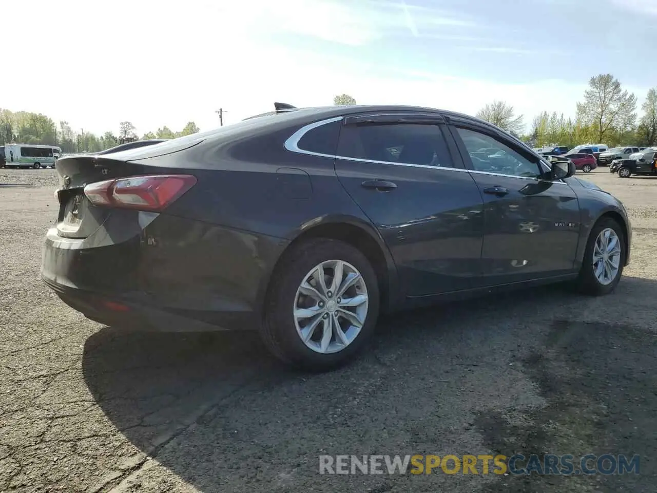 3 Photograph of a damaged car 1G1ZD5ST9KF180605 CHEVROLET MALIBU 2019