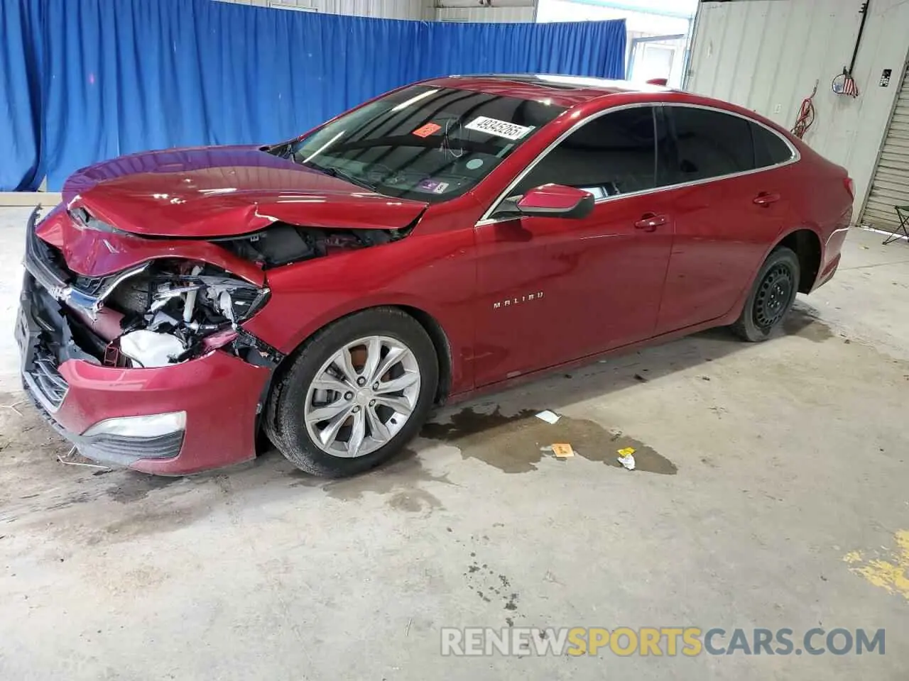 1 Photograph of a damaged car 1G1ZD5ST9KF206426 CHEVROLET MALIBU 2019