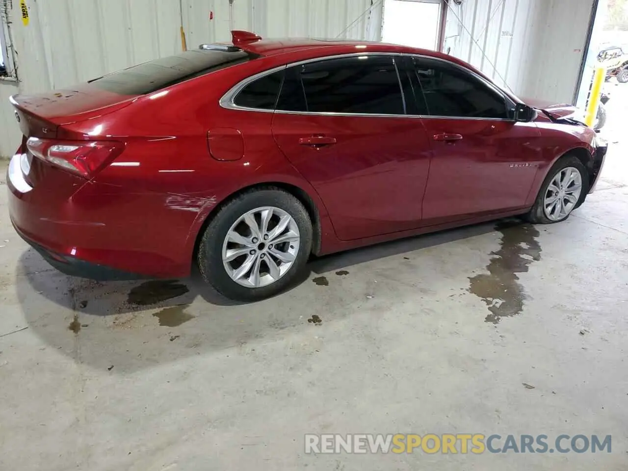 3 Photograph of a damaged car 1G1ZD5ST9KF206426 CHEVROLET MALIBU 2019