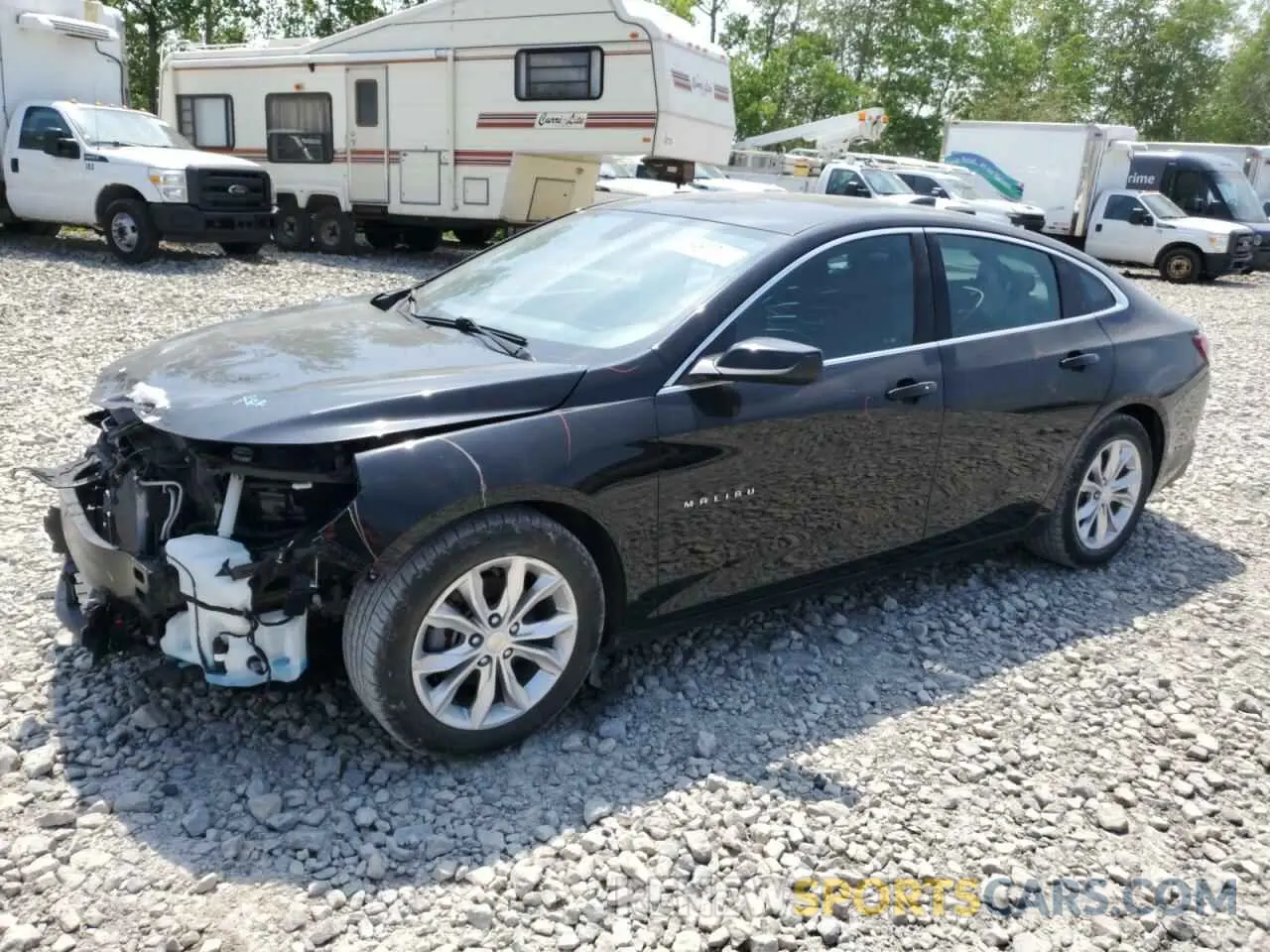 1 Photograph of a damaged car 1G1ZD5ST9KF213795 CHEVROLET MALIBU 2019