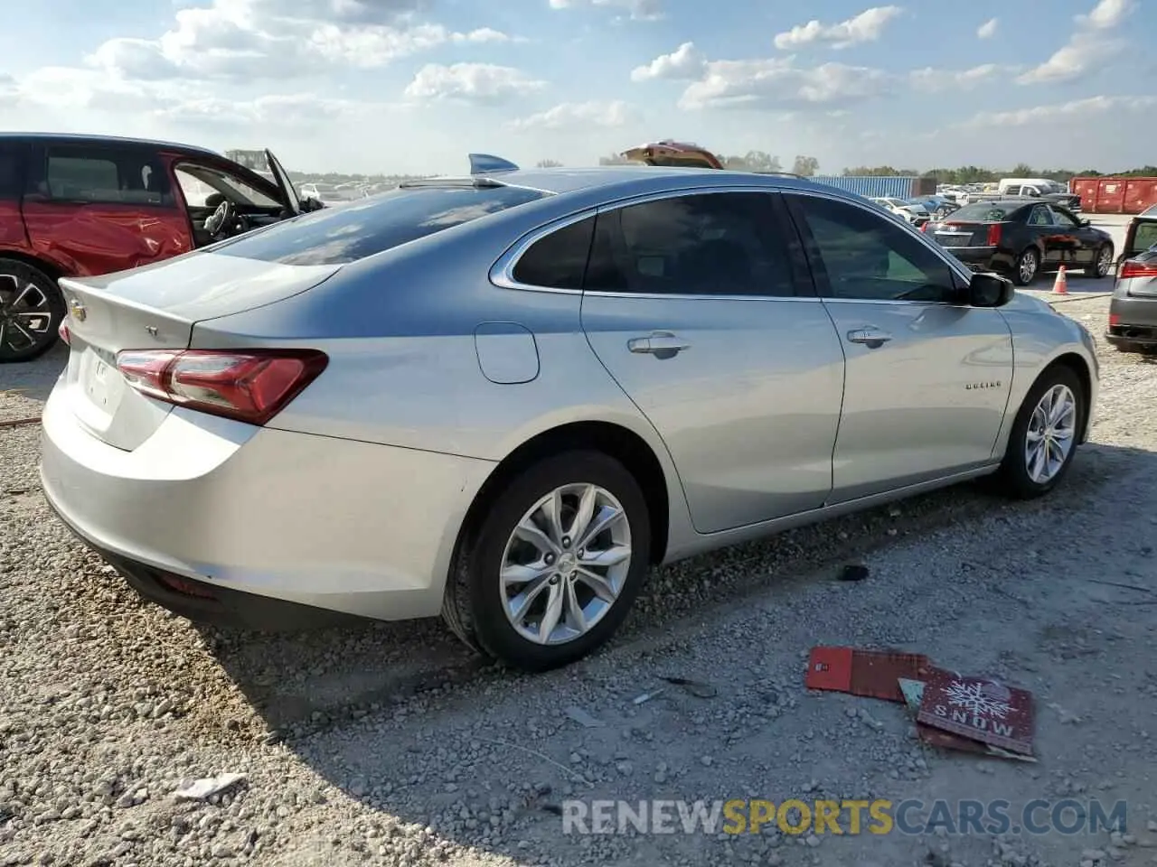 3 Photograph of a damaged car 1G1ZD5ST9KF217572 CHEVROLET MALIBU 2019