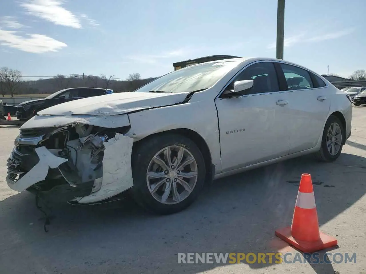 1 Photograph of a damaged car 1G1ZD5STXKF145460 CHEVROLET MALIBU 2019