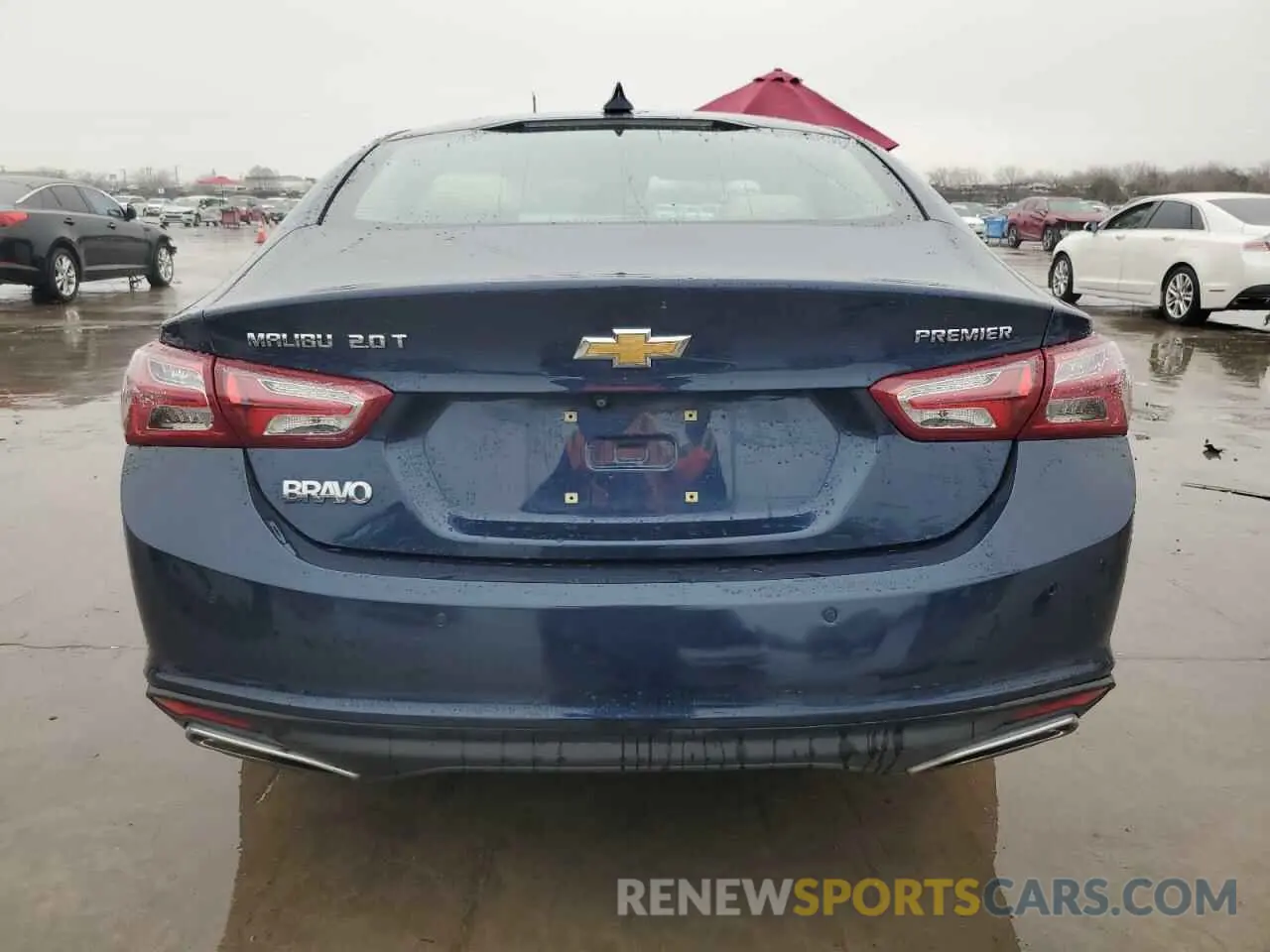 6 Photograph of a damaged car 1G1ZE5SX0KF202524 CHEVROLET MALIBU 2019
