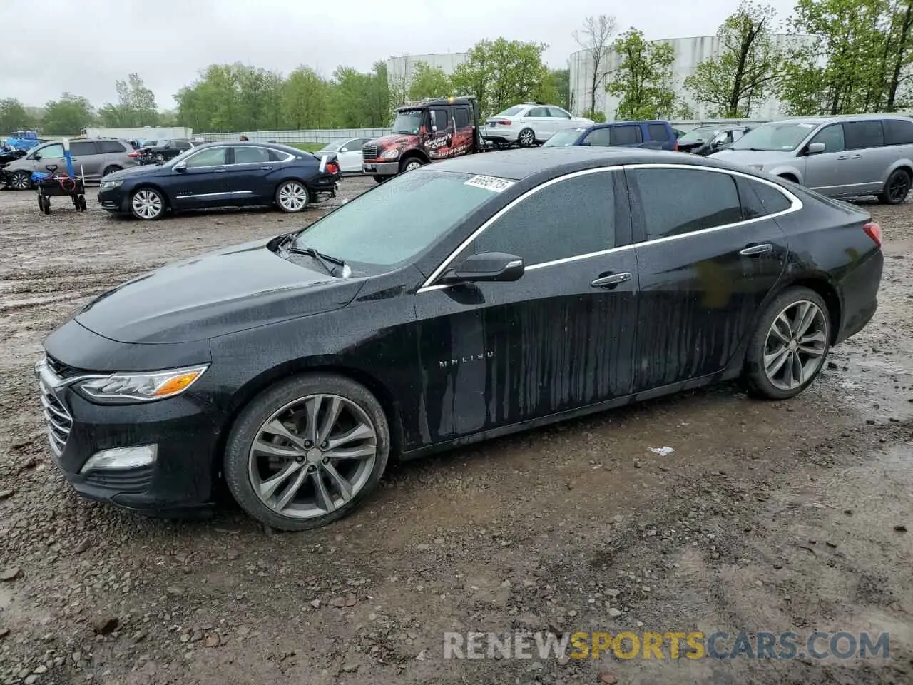 1 Photograph of a damaged car 1G1ZE5SX2KF200967 CHEVROLET MALIBU 2019