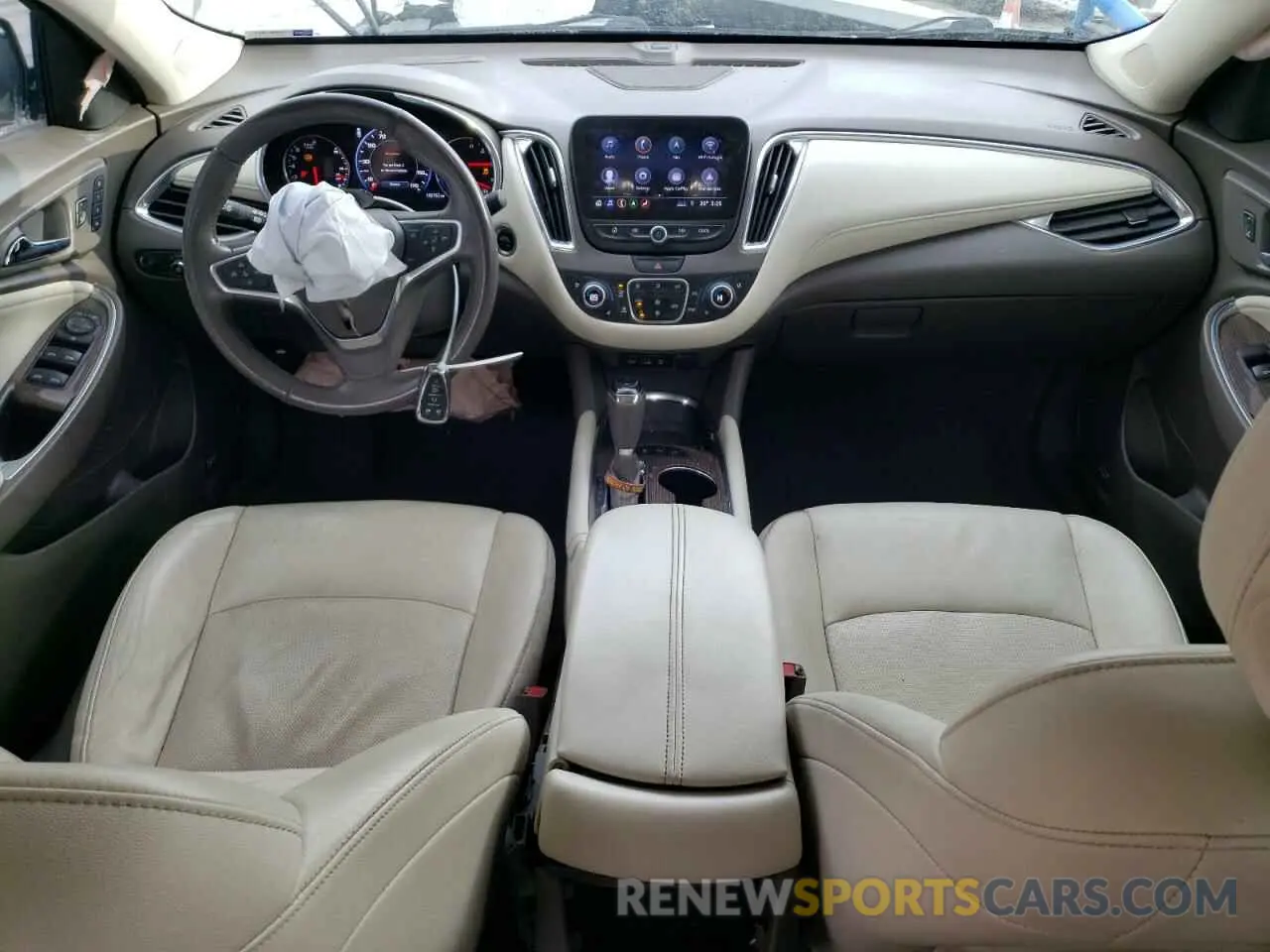 8 Photograph of a damaged car 1G1ZE5SX3KF201481 CHEVROLET MALIBU 2019