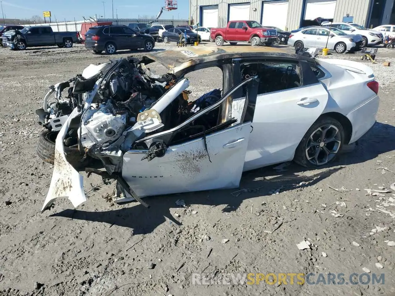 1 Photograph of a damaged car 1G1ZG5ST2KF220210 CHEVROLET MALIBU 2019