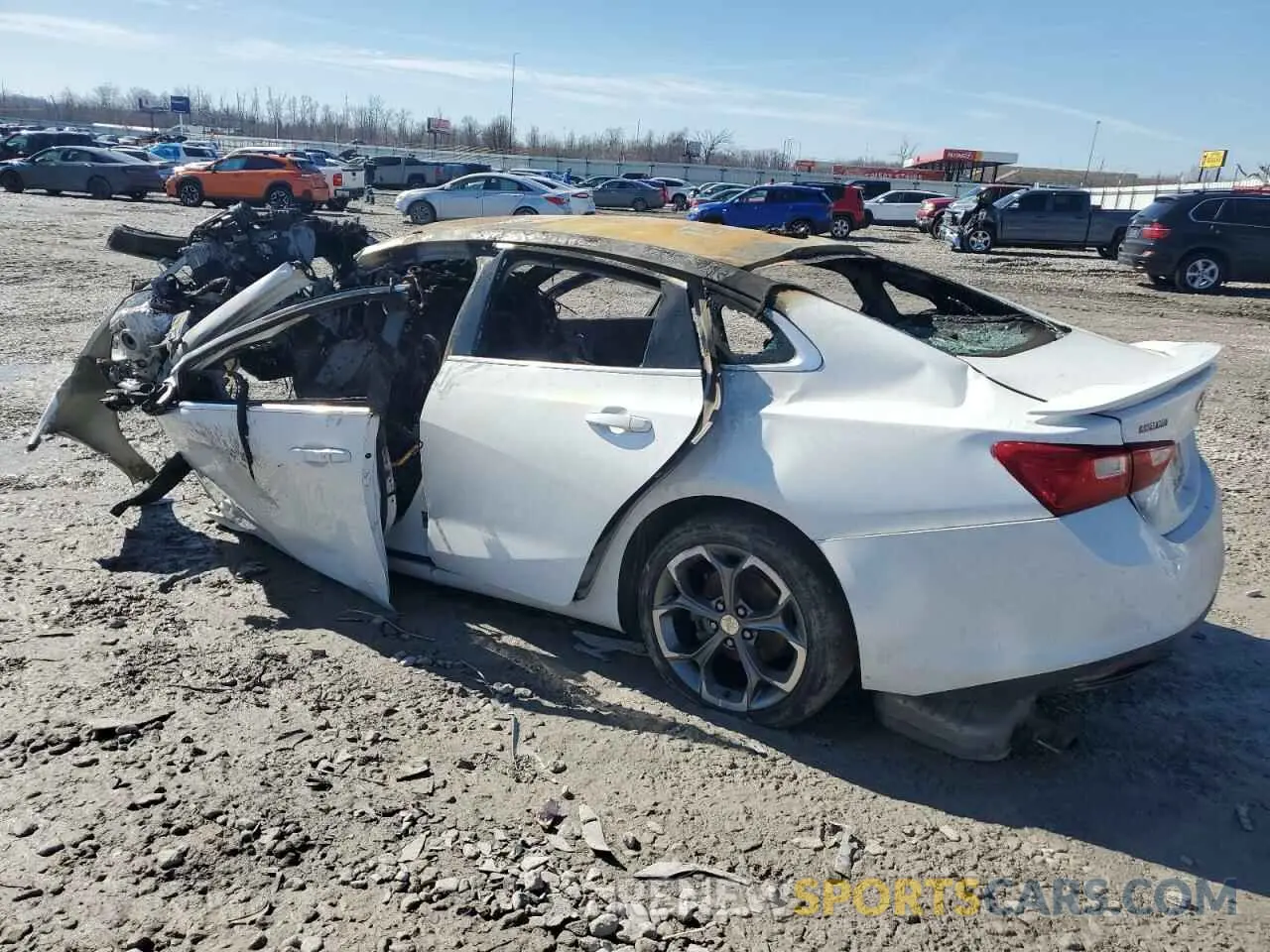 2 Photograph of a damaged car 1G1ZG5ST2KF220210 CHEVROLET MALIBU 2019