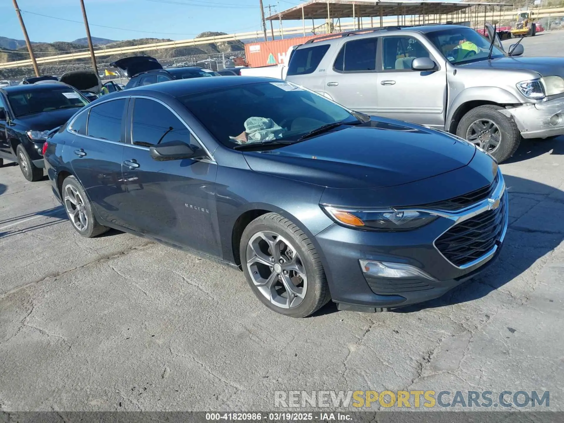 1 Photograph of a damaged car 1G1ZG5ST7KF212278 CHEVROLET MALIBU 2019